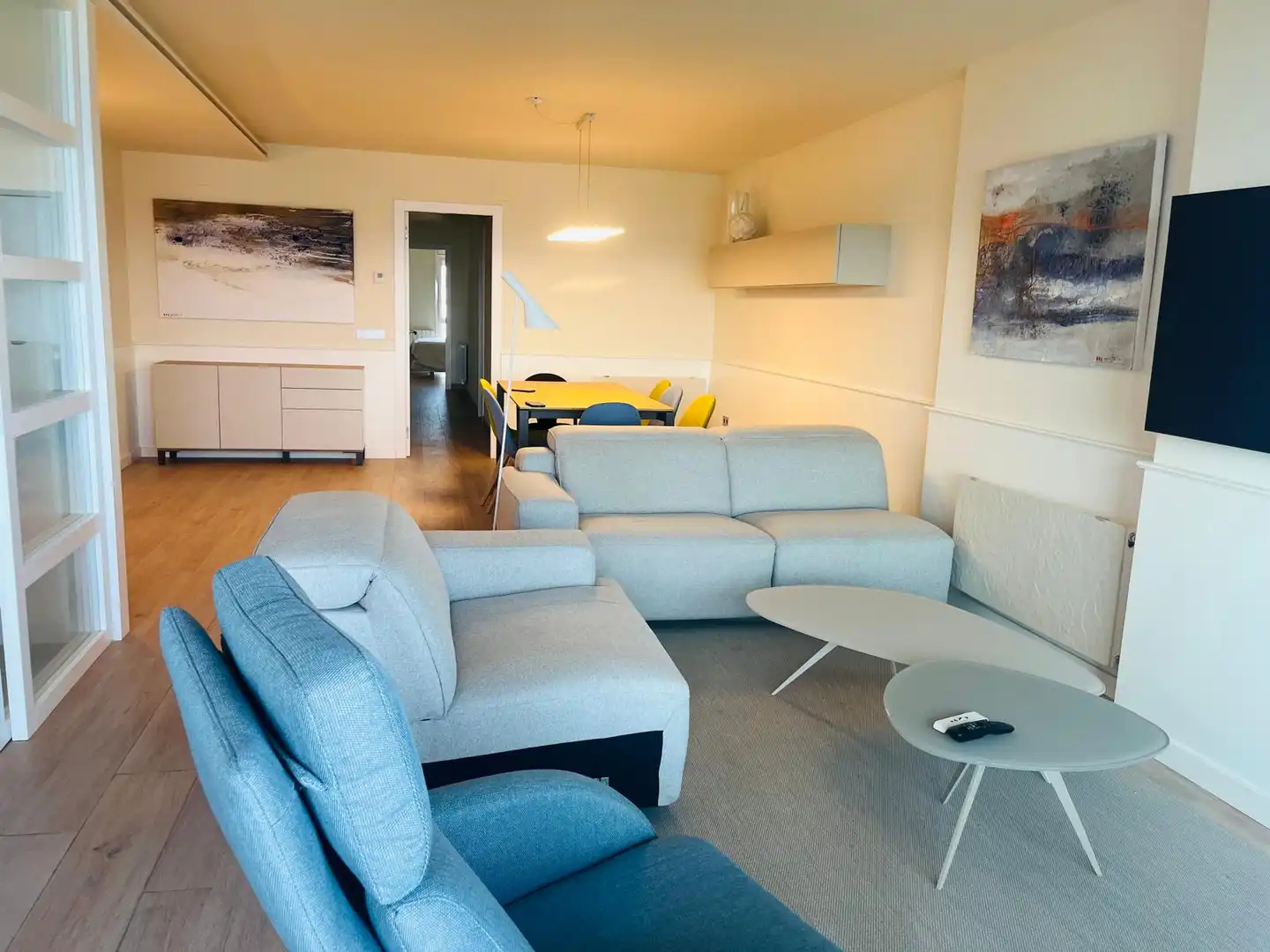 Sala de estar de Apartamento en venta en Palamós con Aire acondicionado, Calefacción y Terraza