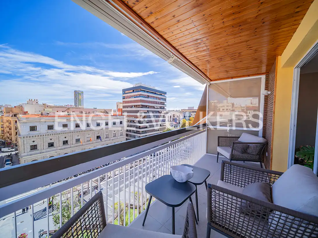 Terrasse von Wohnung zum Verkauf in Alicante / Alacant mit Klimaanlage, Heizung und Terrasse