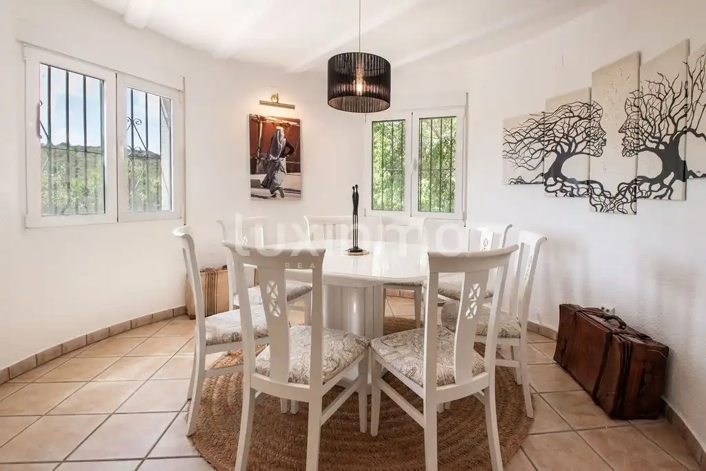 Menjador de Casa o xalet en venda en Jávea / Xàbia amb Aire condicionat, Terrassa i Traster