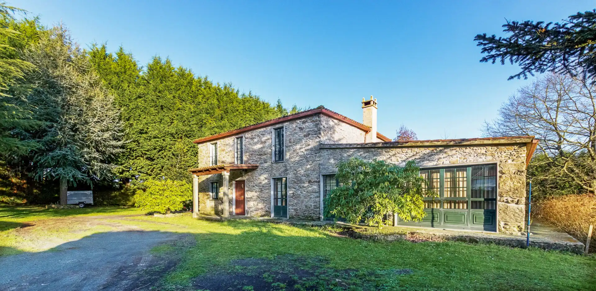 Vista exterior de Finca rústica en venta en Toques con Amueblado