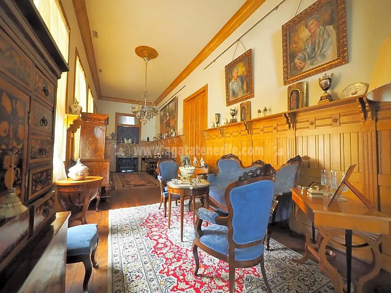 Dining room of Houses for sale in La Orotava  with Private garden and Terrace