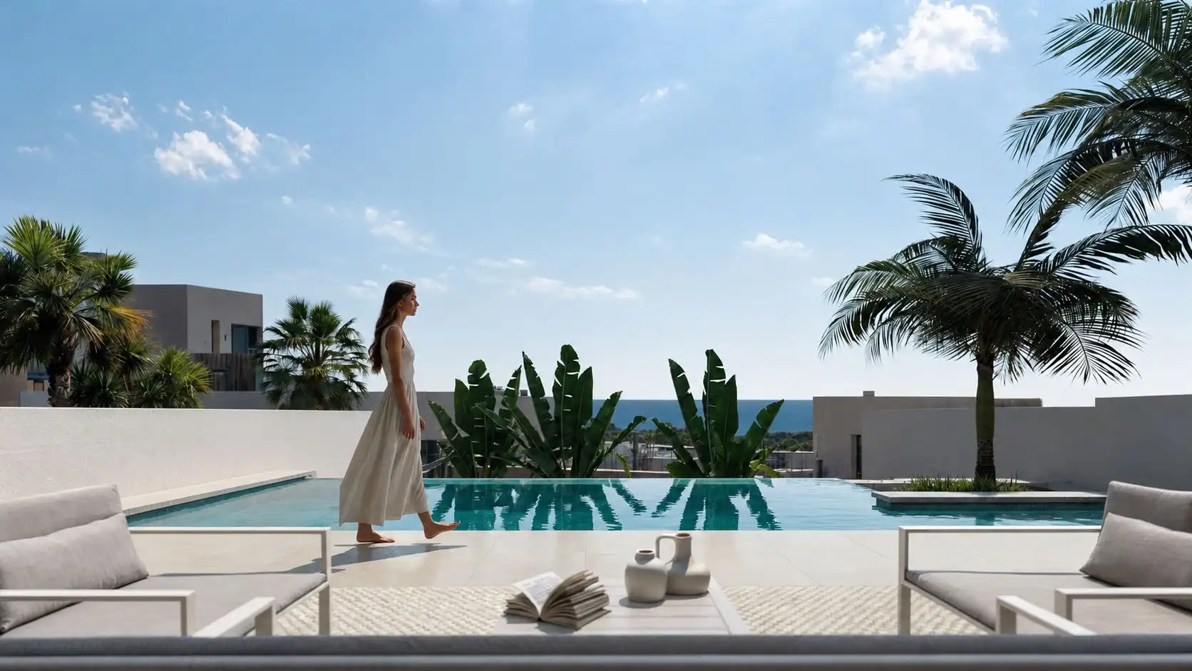 Terraza de Casa o chalet en venta en Moraira con Aire acondicionado, Calefacción y Jardín privado
