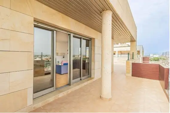 Terraza de Ático en venta en Torre-Pacheco con Aire acondicionado, Amueblado y Horno