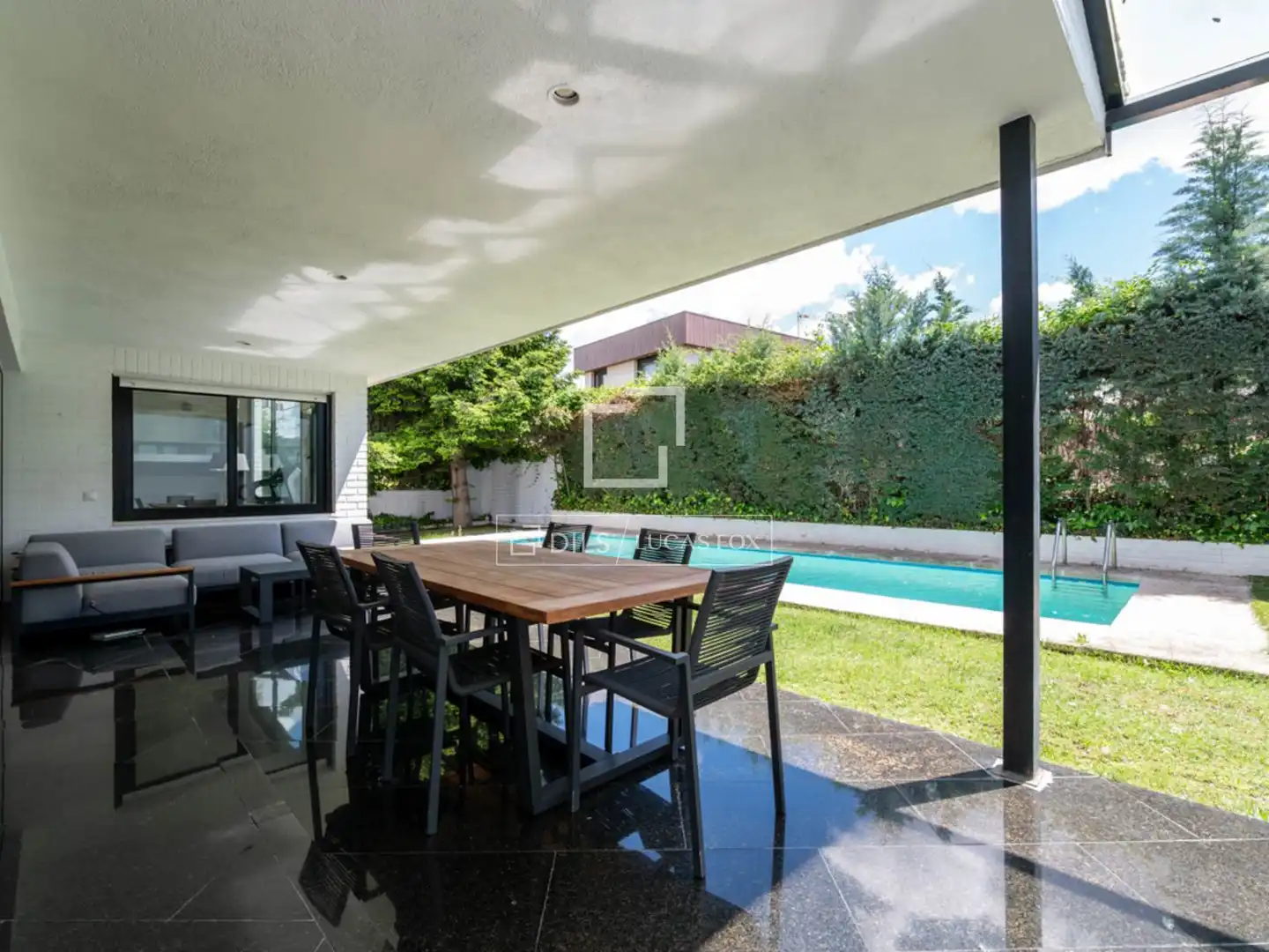 Terrassa de Casa o xalet en venda en La Moraleja amb Aire condicionat, Calefacció i Jardí privat