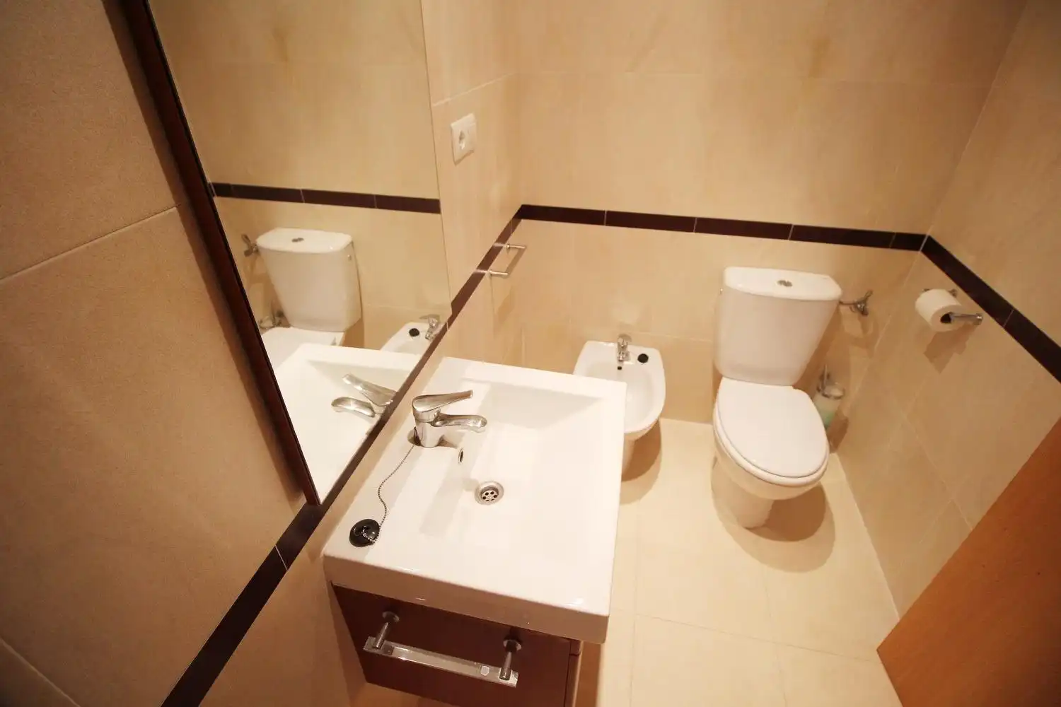 Baño de Apartamento en venta en Oropesa del Mar / Orpesa con Aire acondicionado, Jardín privado y Terraza
