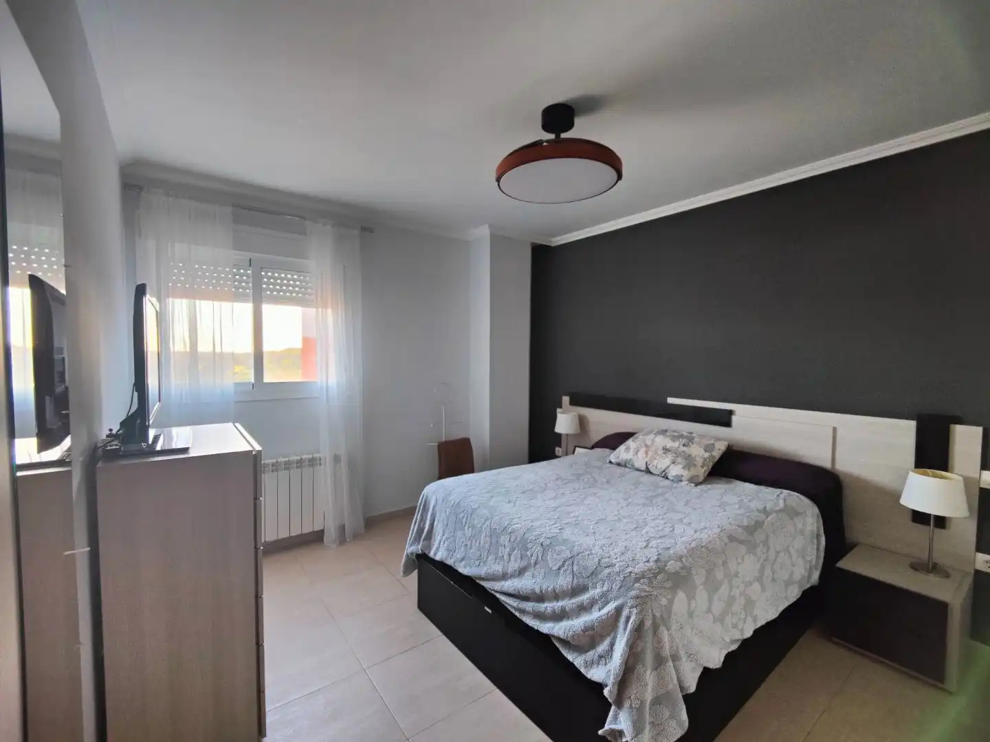 Bedroom of Flat for sale in Badajoz Capital  with Air Conditioner