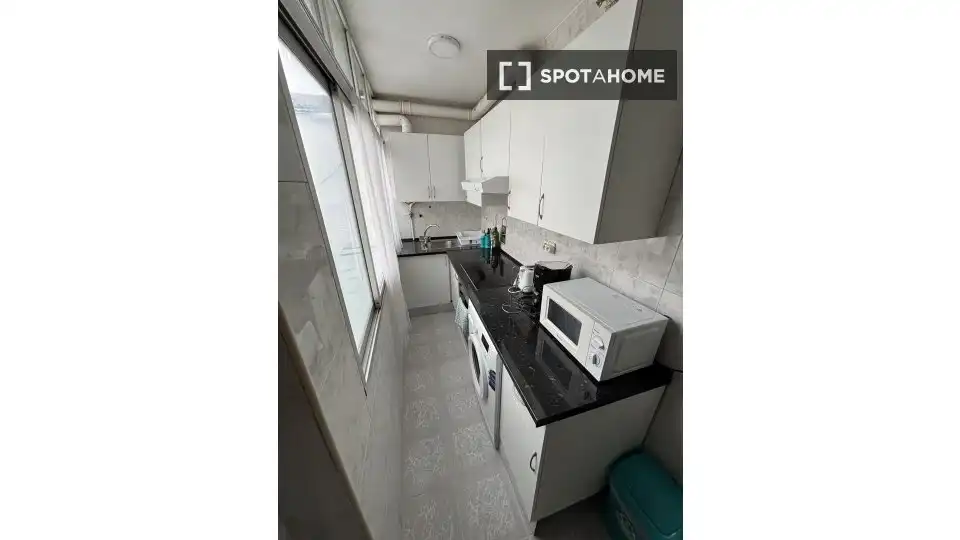 Kitchen of Flat for rent in Madrid  with Air Conditioner, Heating and Furnished