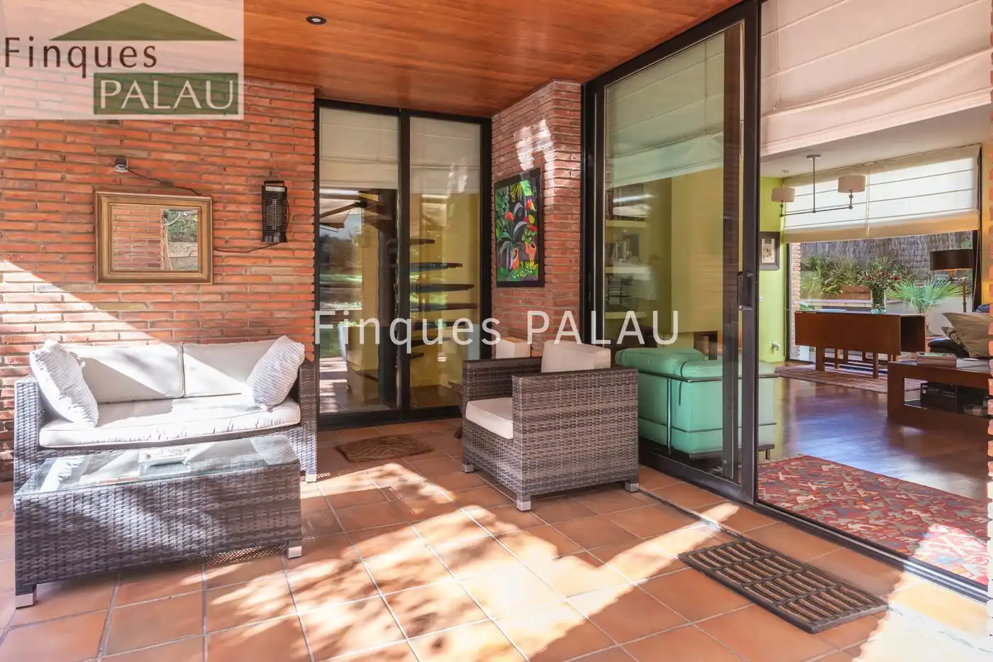 Terrassa de Casa o xalet en venda en Sant Just Desvern amb Aire condicionat, Calefacció i Jardí privat