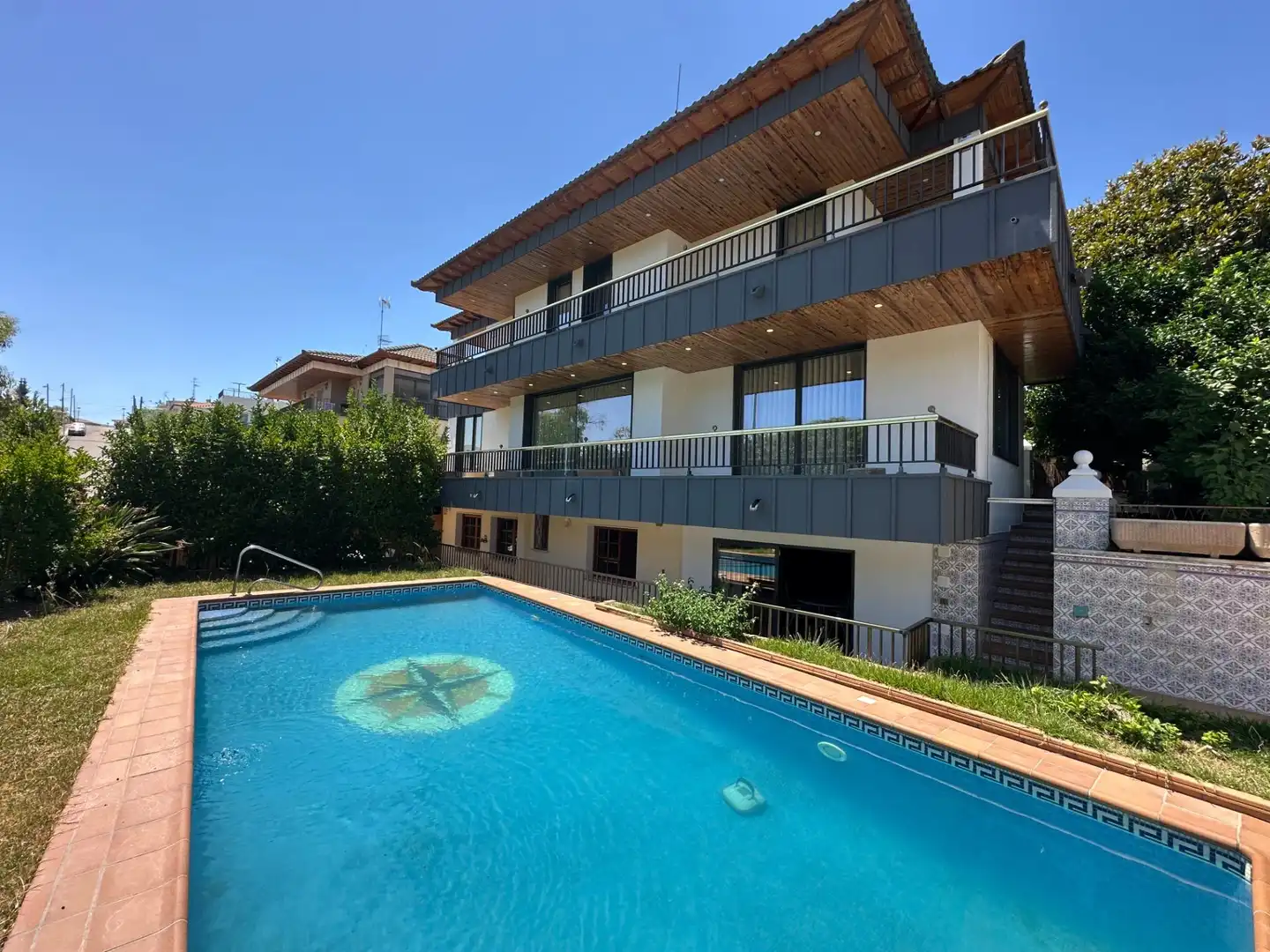 Swimming pool of Houses for sale in Cunit  with Air Conditioner, Private garden and Terrace