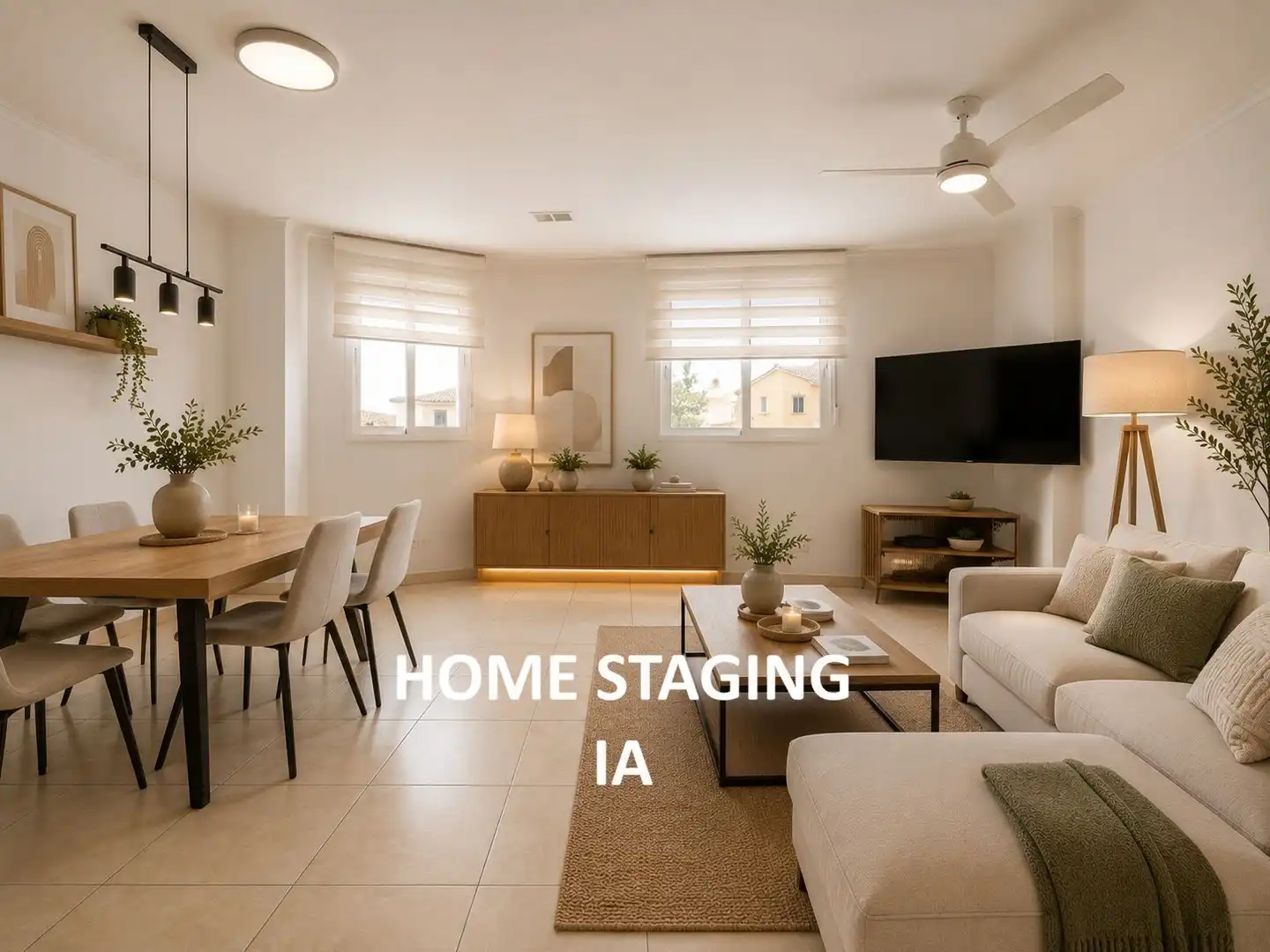 Wohnzimmer von Maisonette zum Verkauf in Ondara mit Heizung