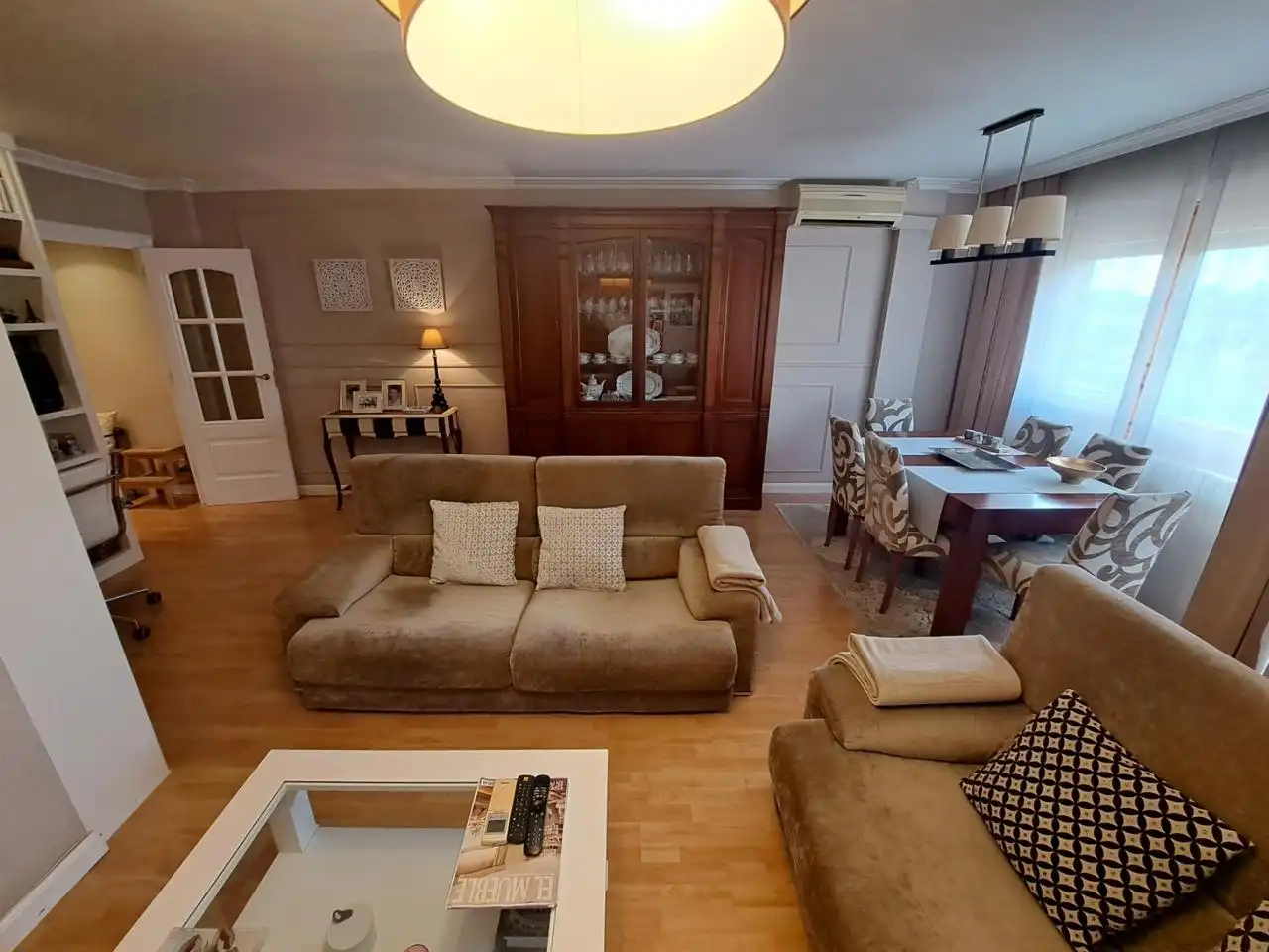 Sala de estar de Piso en venta en Zaragoza con Aire acondicionado, Calefacción y Parquet