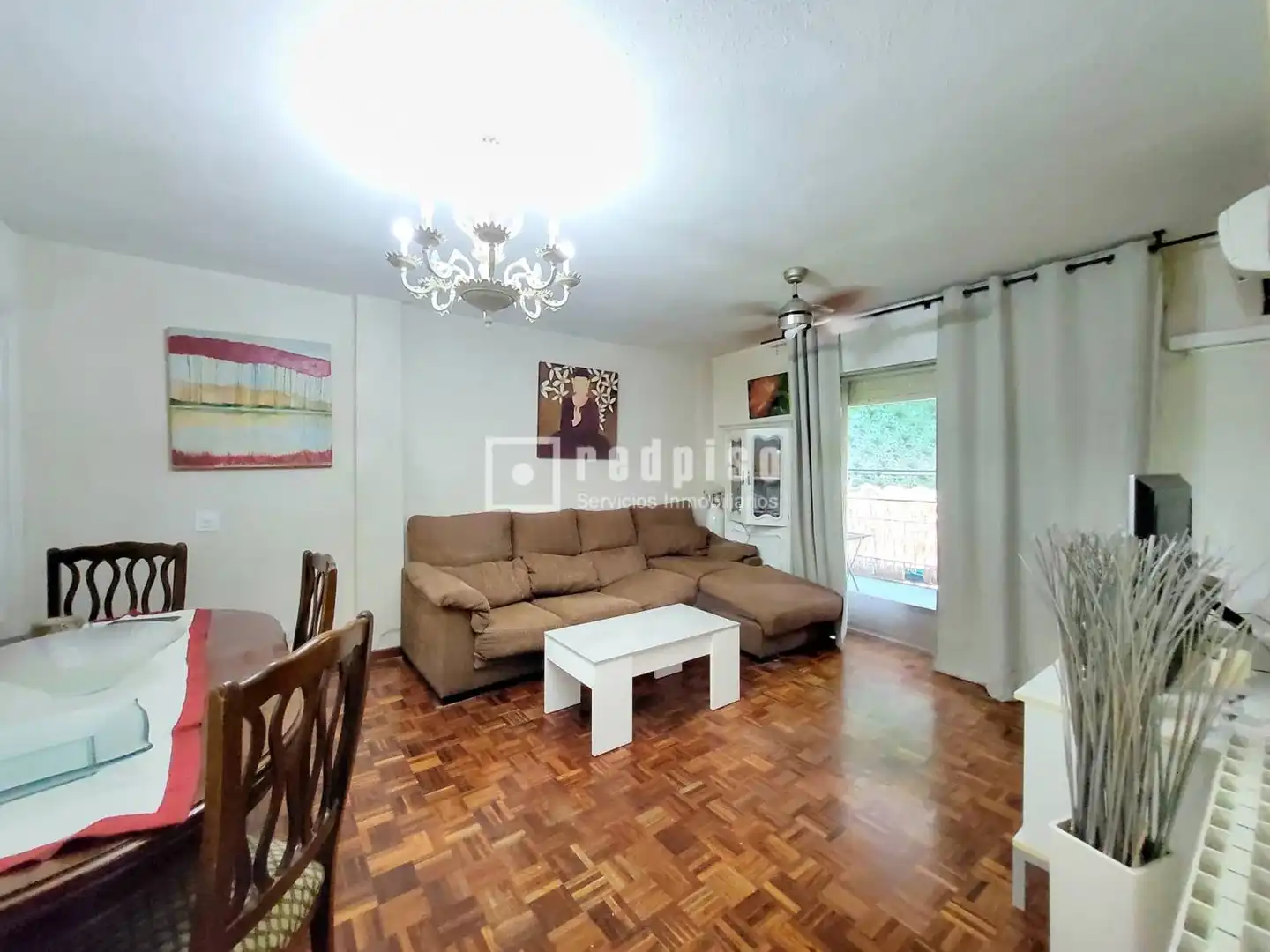 Sala de estar de Piso en venta en Valdemoro con Aire acondicionado, Calefacción y Jardín privado