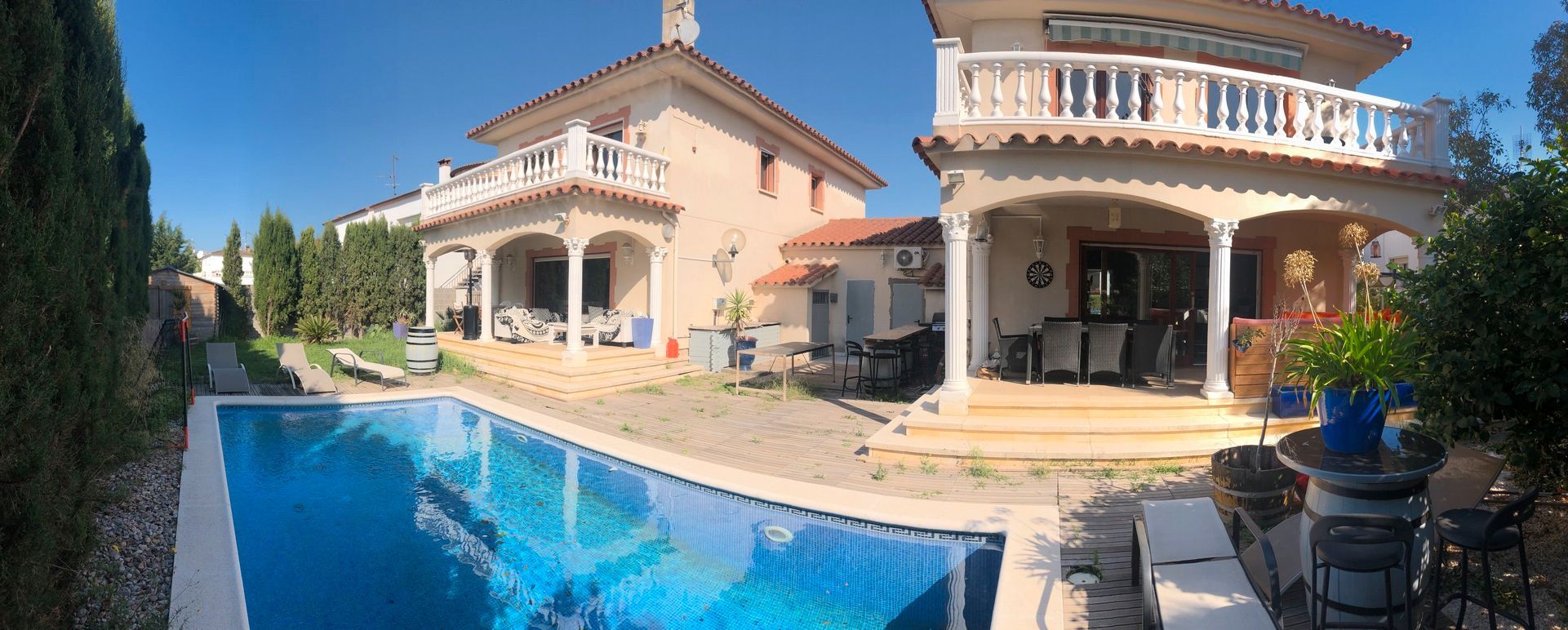 Piscina de Casa adosada en venda en Empuriabrava amb Aire condicionat, Jardí privat i Terrassa