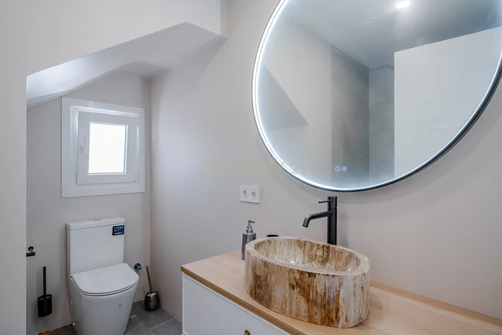 Bany de Apartament en venda en Calpe / Calp amb Aire condicionat, Jardí privat i Traster