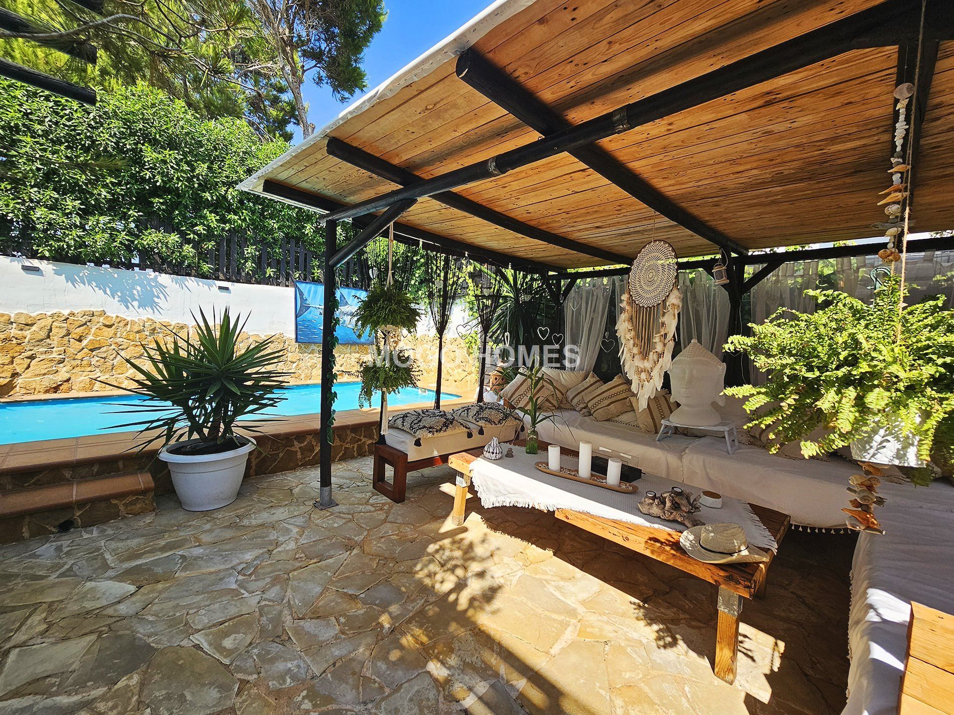 Vista exterior de Casa adosada en venda en Llucmajor amb Aire condicionat, Calefacció i Piscina