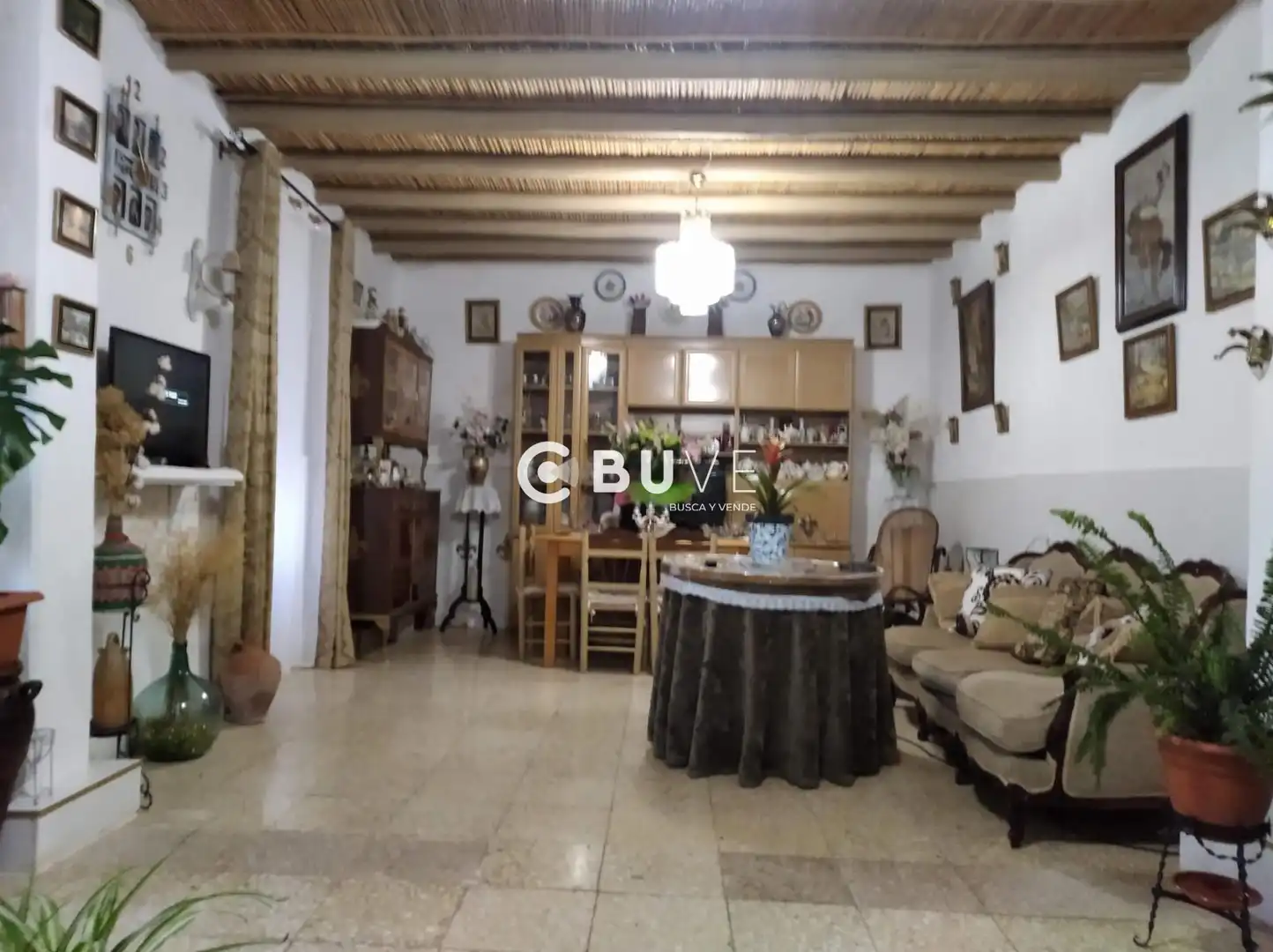 Sala de estar de Casa o chalet en venta en Puebla del Prior con Trastero y Amueblado