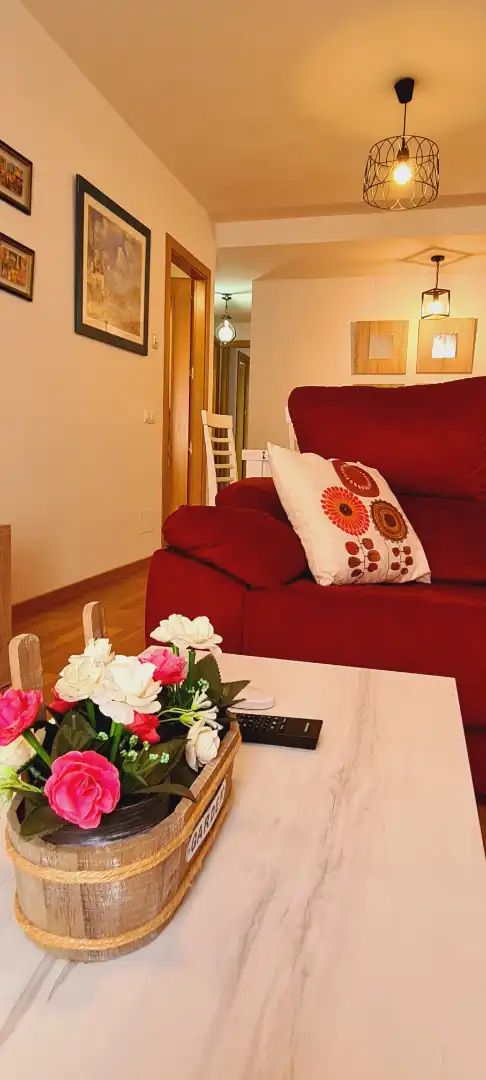 Living room of Flat for sale in El Tiemblo   with Heating, Parquet flooring and Storage room