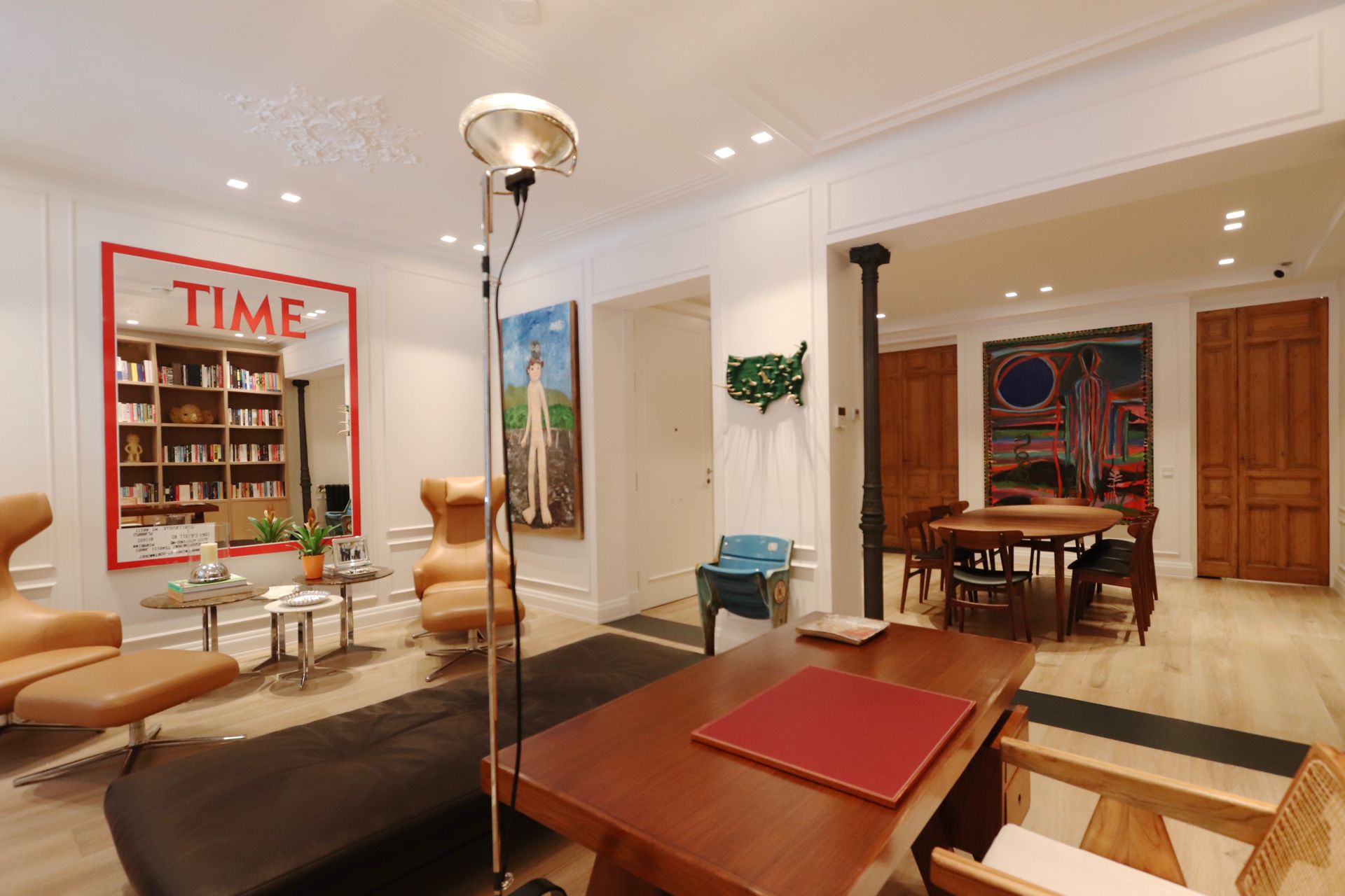 Living room of Flat for sale in  Madrid Capital  with Air Conditioner, Heating and Private garden