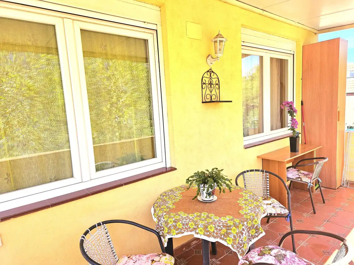 Terraza de Apartamento para compartir en  Madrid Capital con Aire acondicionado, Calefacción y Terraza