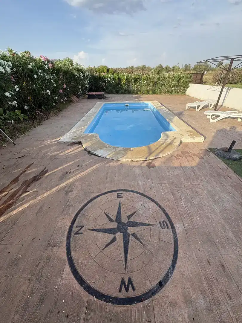 Piscina de Casa o xalet en venda en Badajoz Capital amb Aire condicionat i Piscina