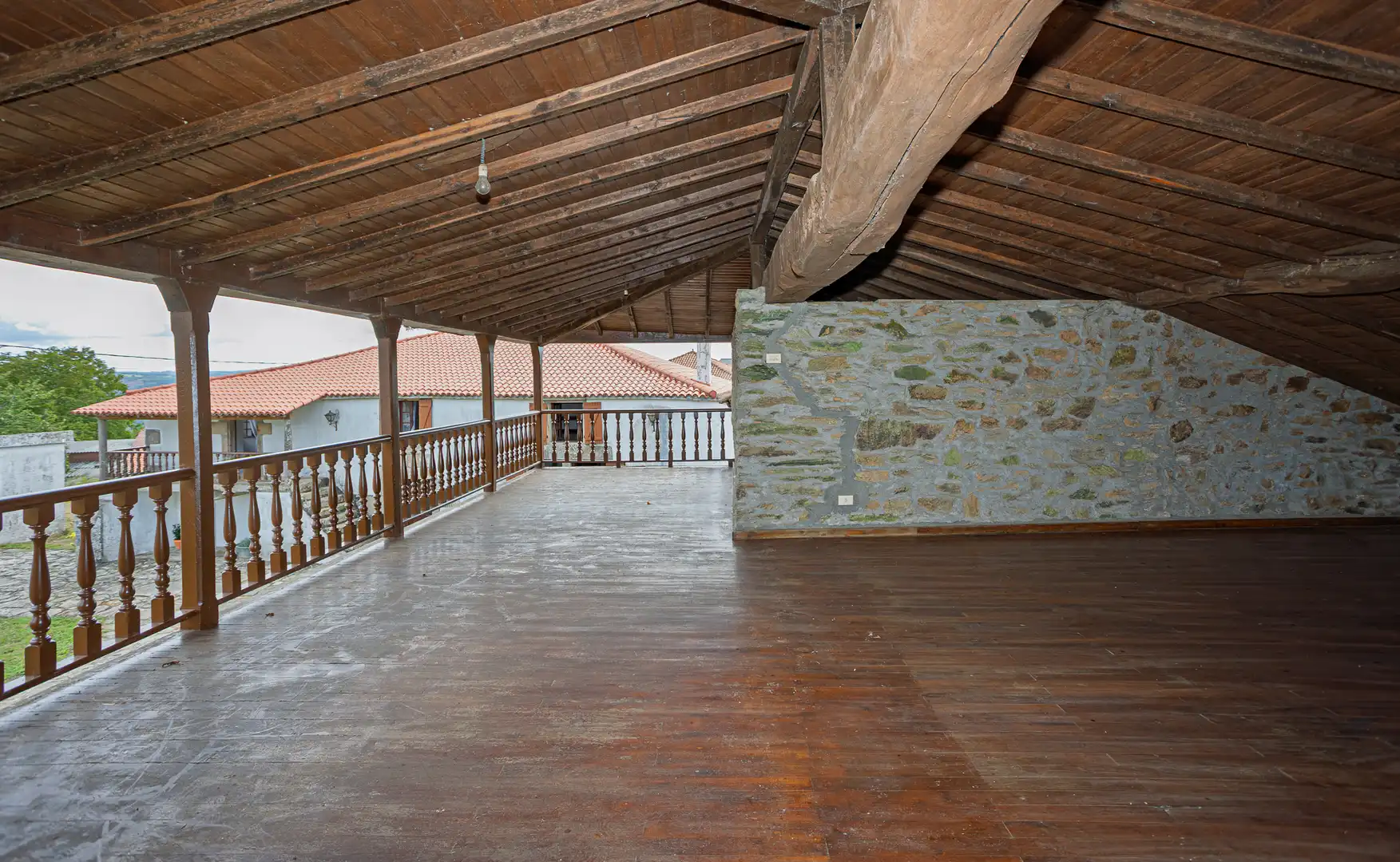 Terrasse von Country house zum Verkauf in Lalín mit Möbliert