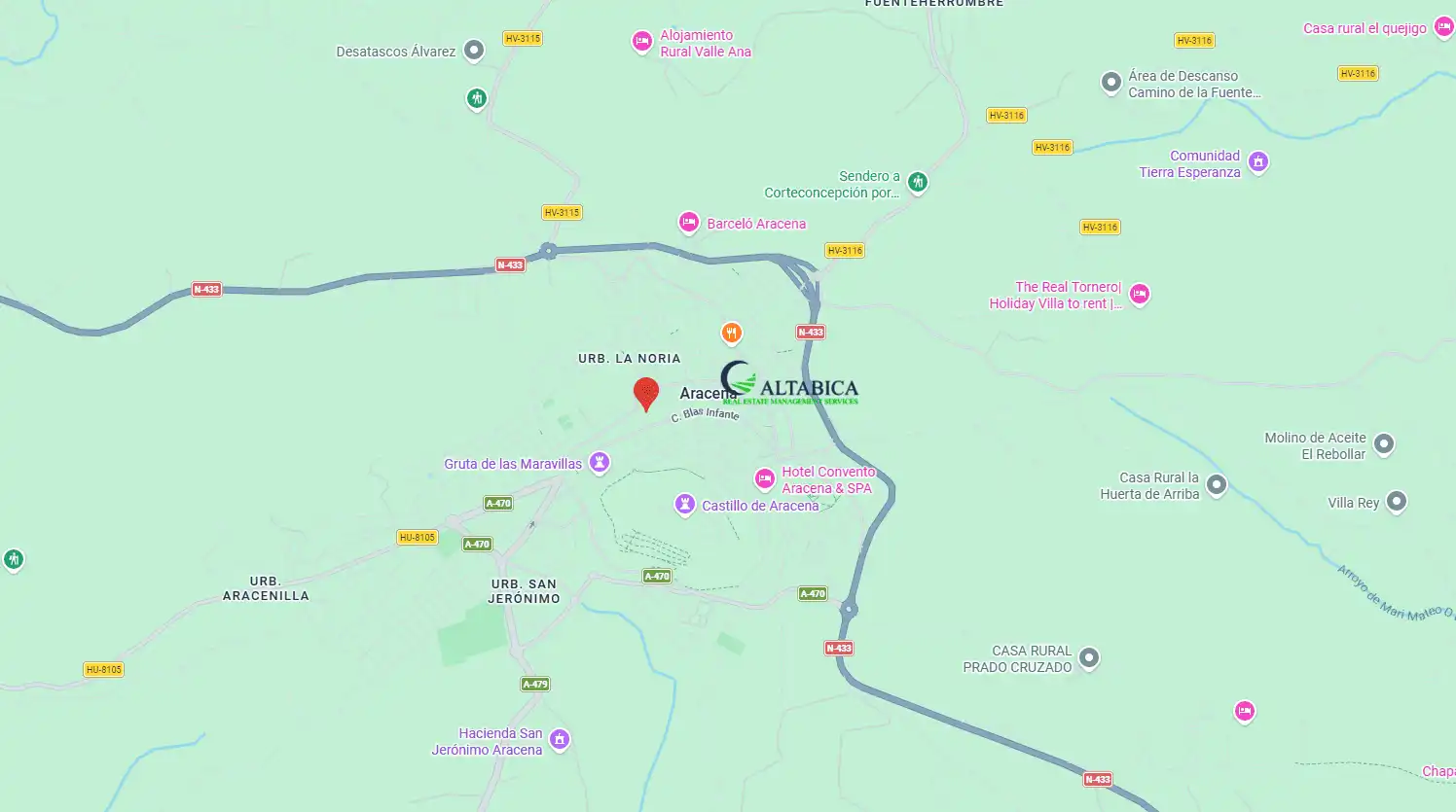 Exterior view of Flat for sale in Aracena