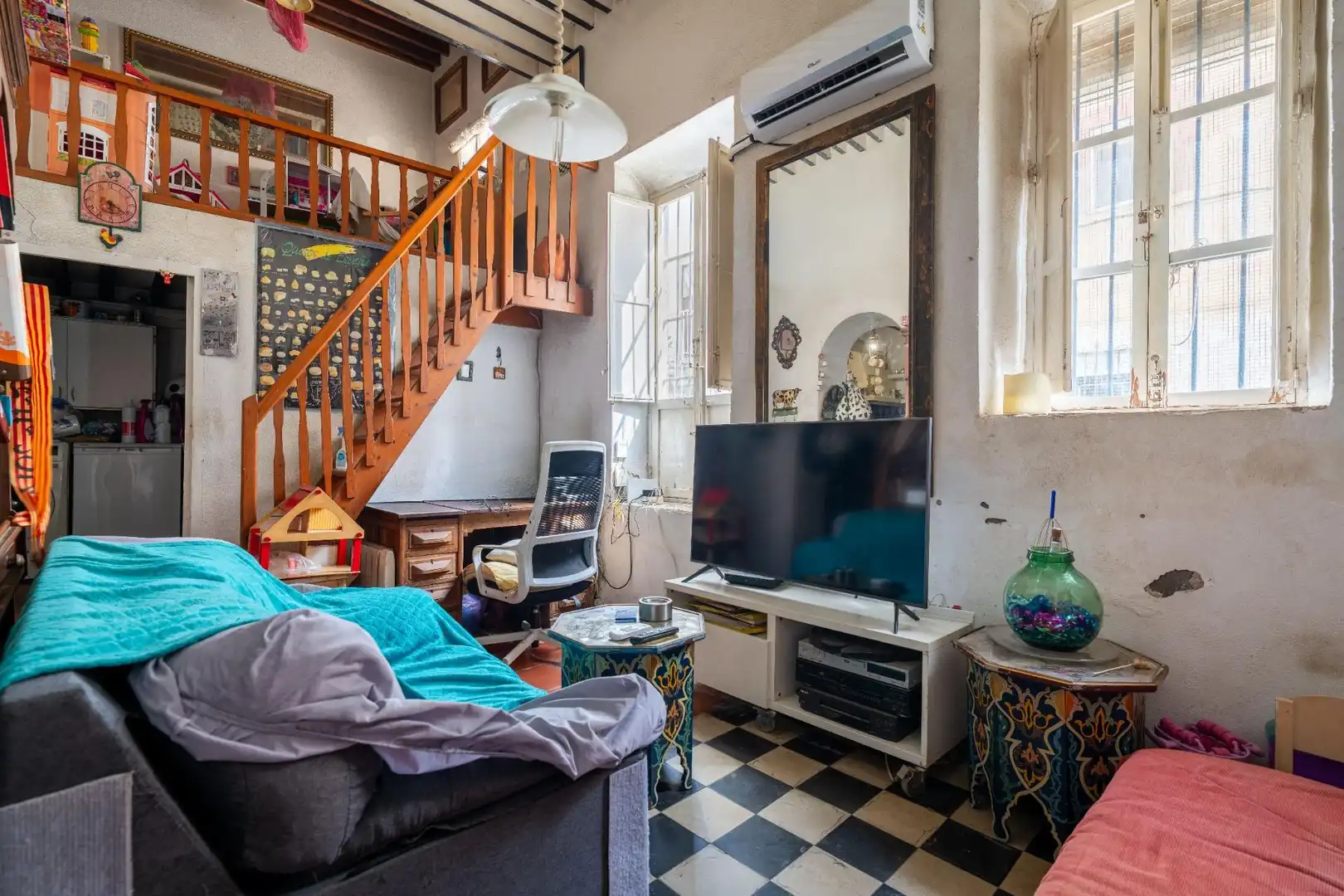 Sala de estar de Casa o chalet en venta en Almería con Aire acondicionado y Terraza