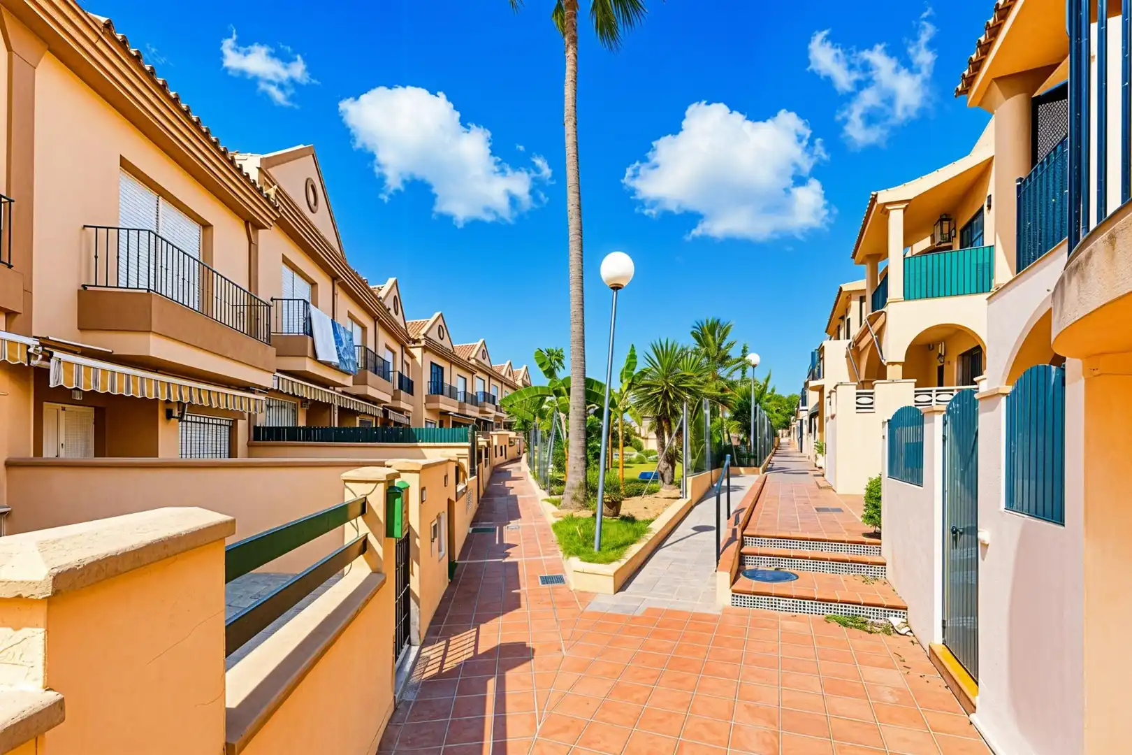 Vista exterior de Apartamento en venta en Chiclana de la Frontera con Aire acondicionado, Jardín privado y Terraza
