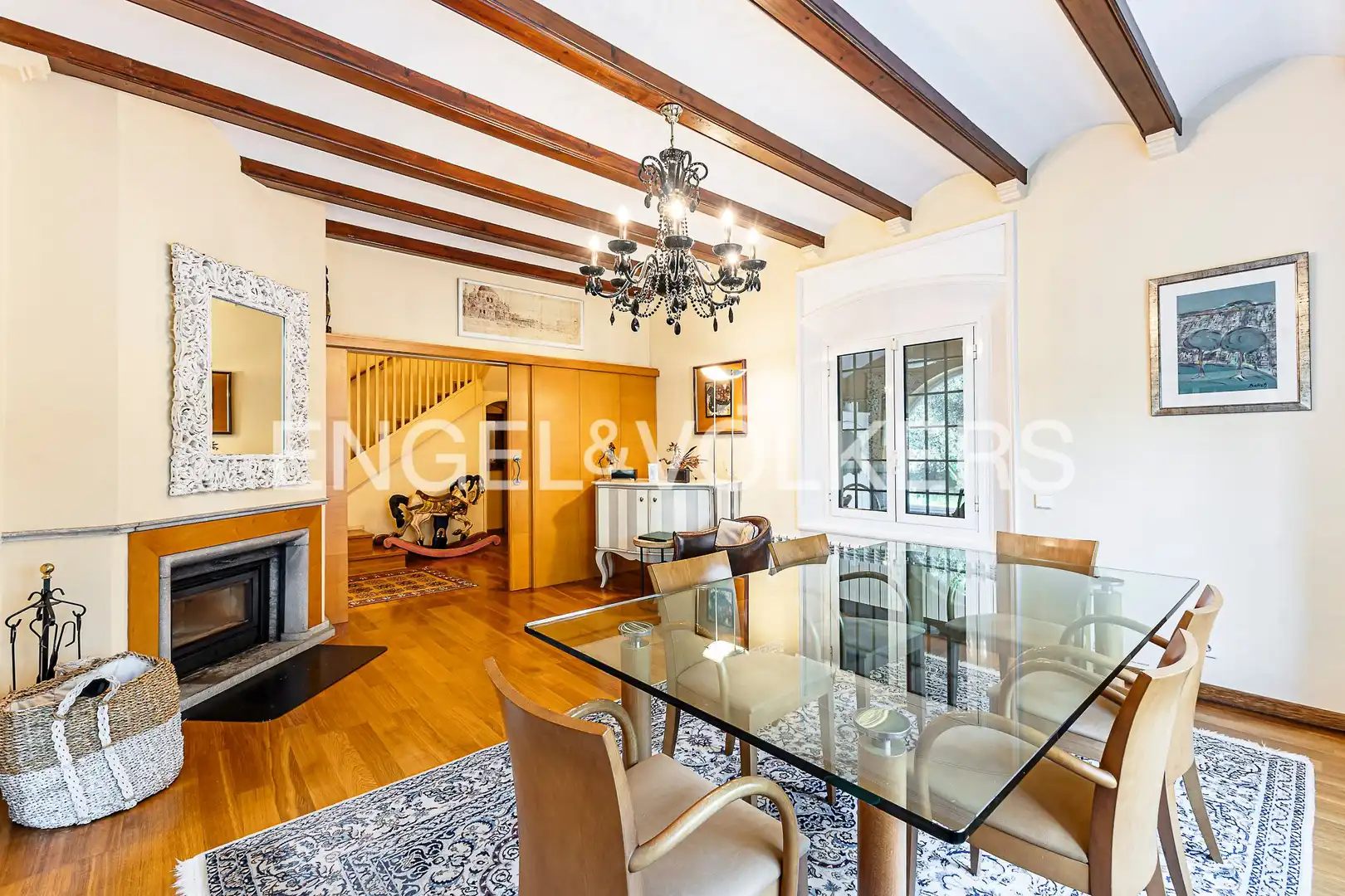 Dining room of Houses for sale in Cerdanyola del Vallès  with Air Conditioner, Heating and Private garden