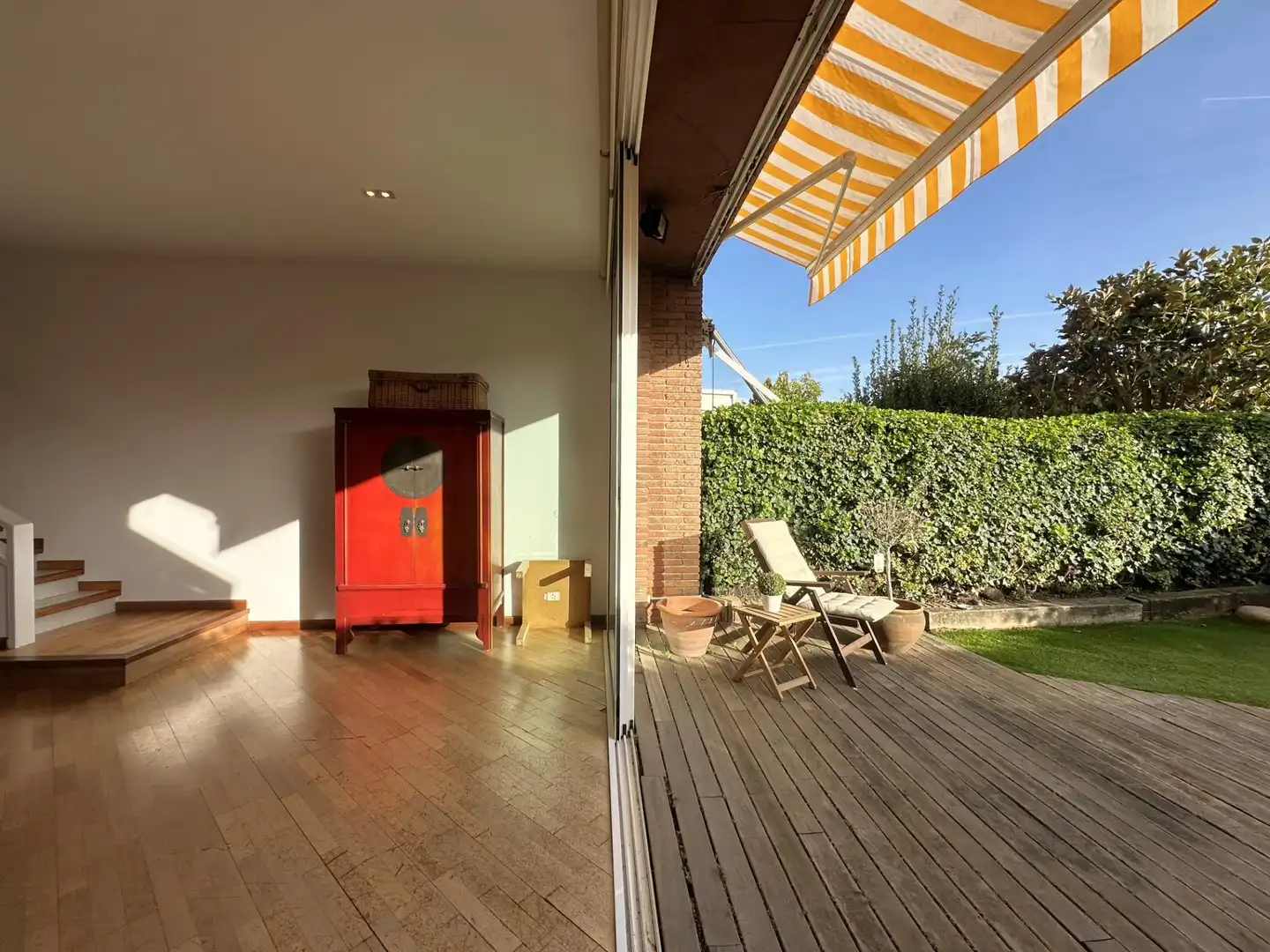 Terrassa de Casa adosada en venda en Sant Cugat del Vallès amb Calefacció, Jardí privat i Terrassa