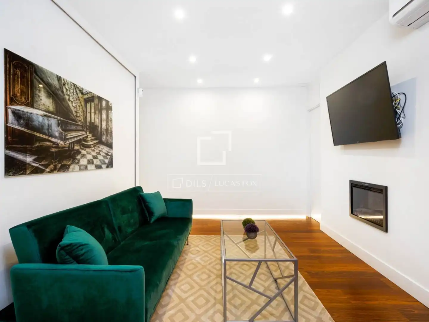 Sala de estar de Piso en venta en Madrid con Aire acondicionado y Amueblado