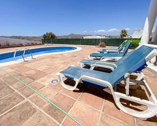 Swimming pool of Single-family semi-detached for sale in Alcaucín  with Heating, Private garden and Terrace