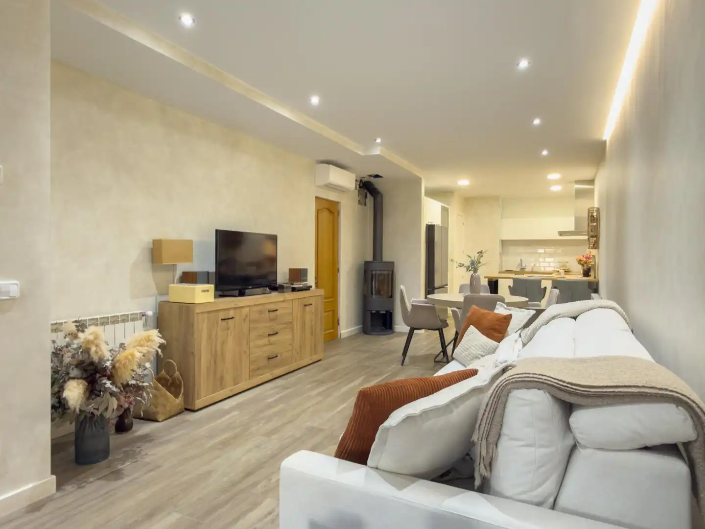 Sala de estar de Finca rústica en venta en Calonge i Sant Antoni con Calefacción y Jardín privado