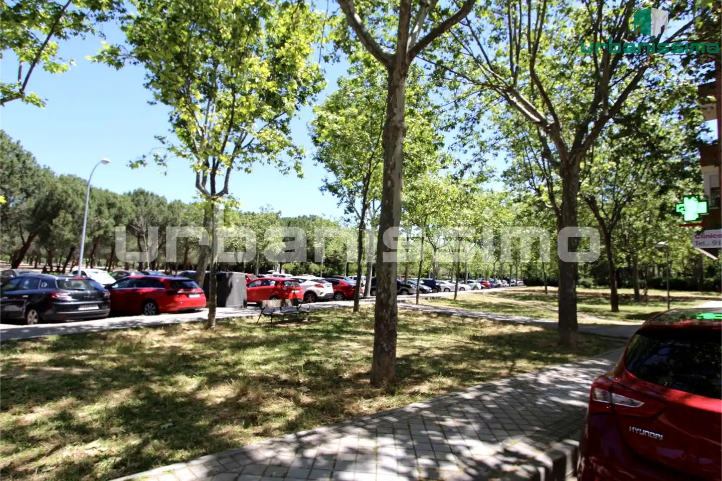 Parking of Apartments for rent in Madrid  with Air Conditioner, Heating and Furnished
