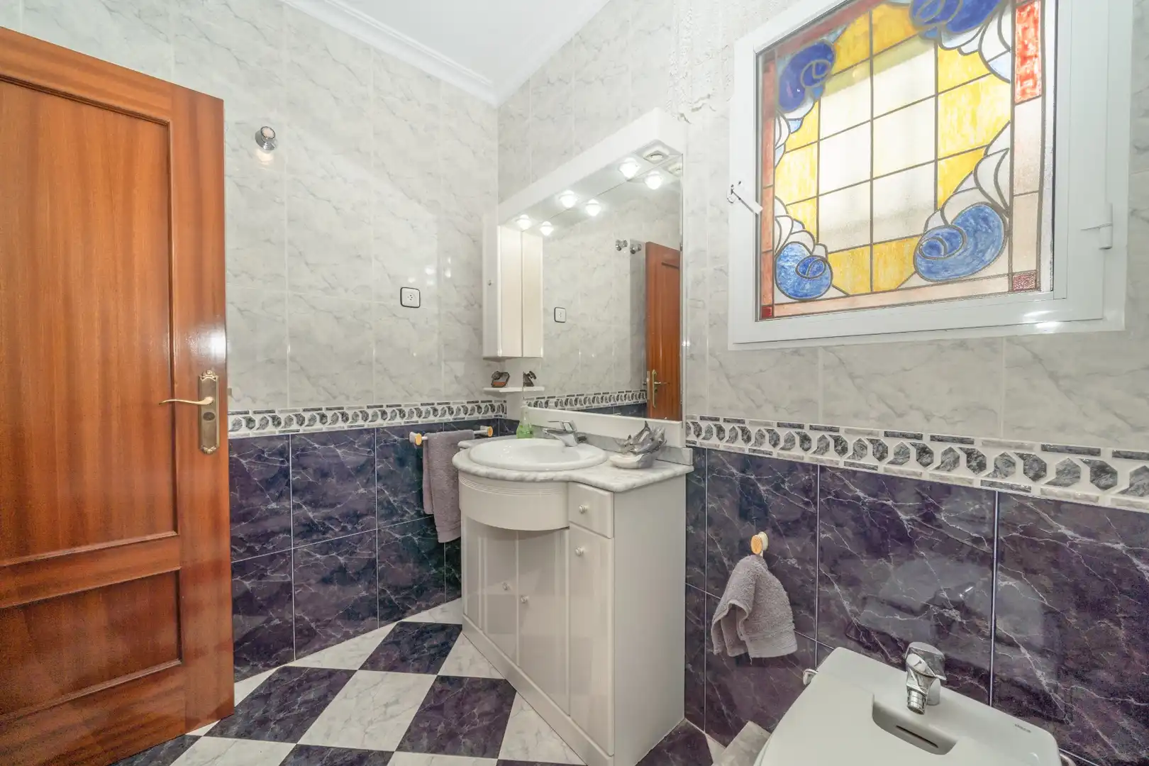 Bany de Casa adosada en venda en San Pedro del Pinatar amb Aire condicionat, Jardí privat i Terrassa
