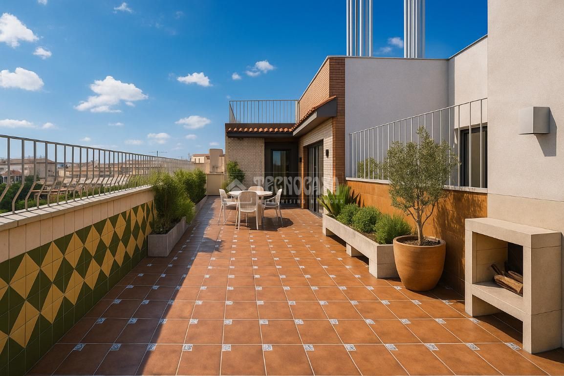 Terrace of Flat for sale in  Barcelona Capital  with Air Conditioner and Terrace