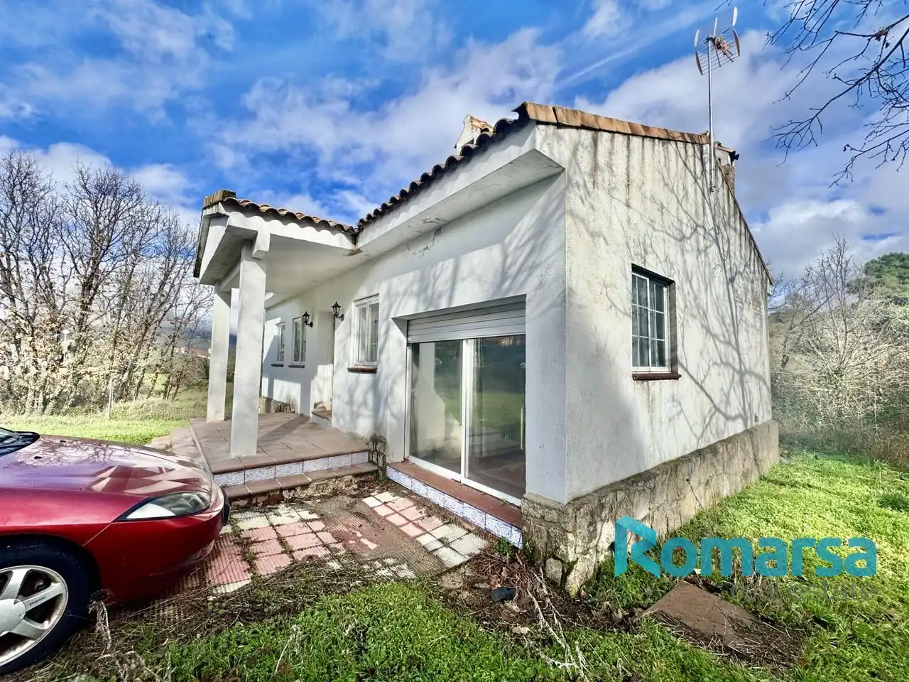 Vista exterior de Casa o chalet en venta en Navahondilla con Calefacción, Jardín privado y Trastero