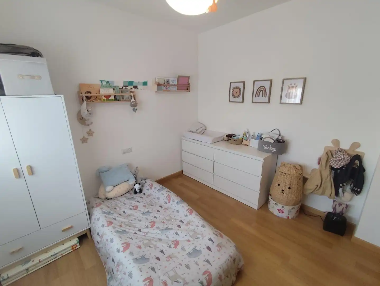 Schlafzimmer von Wohnung zum Verkauf in Murcia mit Klimaanlage und Balkon