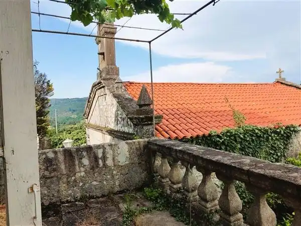 Terraza de Finca rústica en venta en A Cañiza   con Calefacción, Jardín privado y Terraza