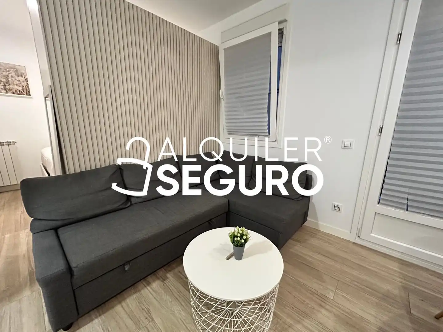 Wohnzimmer von Wohnung zur Miete in Madrid mit Heizung, Terrasse und Möbliert