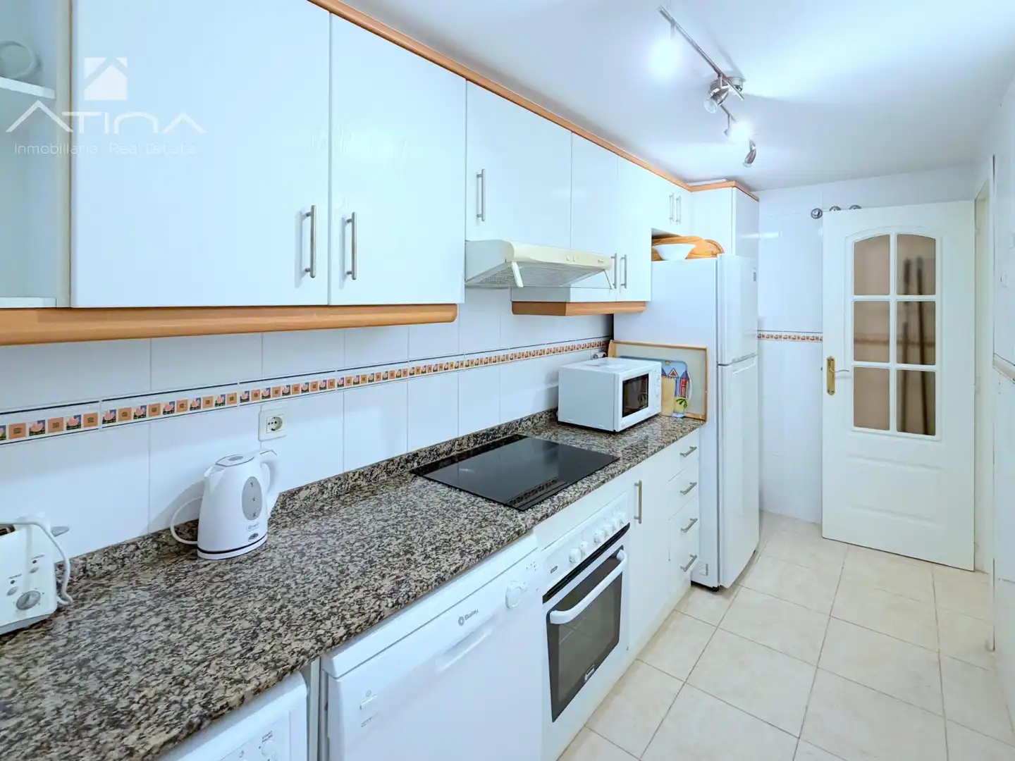 Cocina de Apartamento en venta en Jávea / Xàbia con Aire acondicionado, Calefacción y Jardín privado