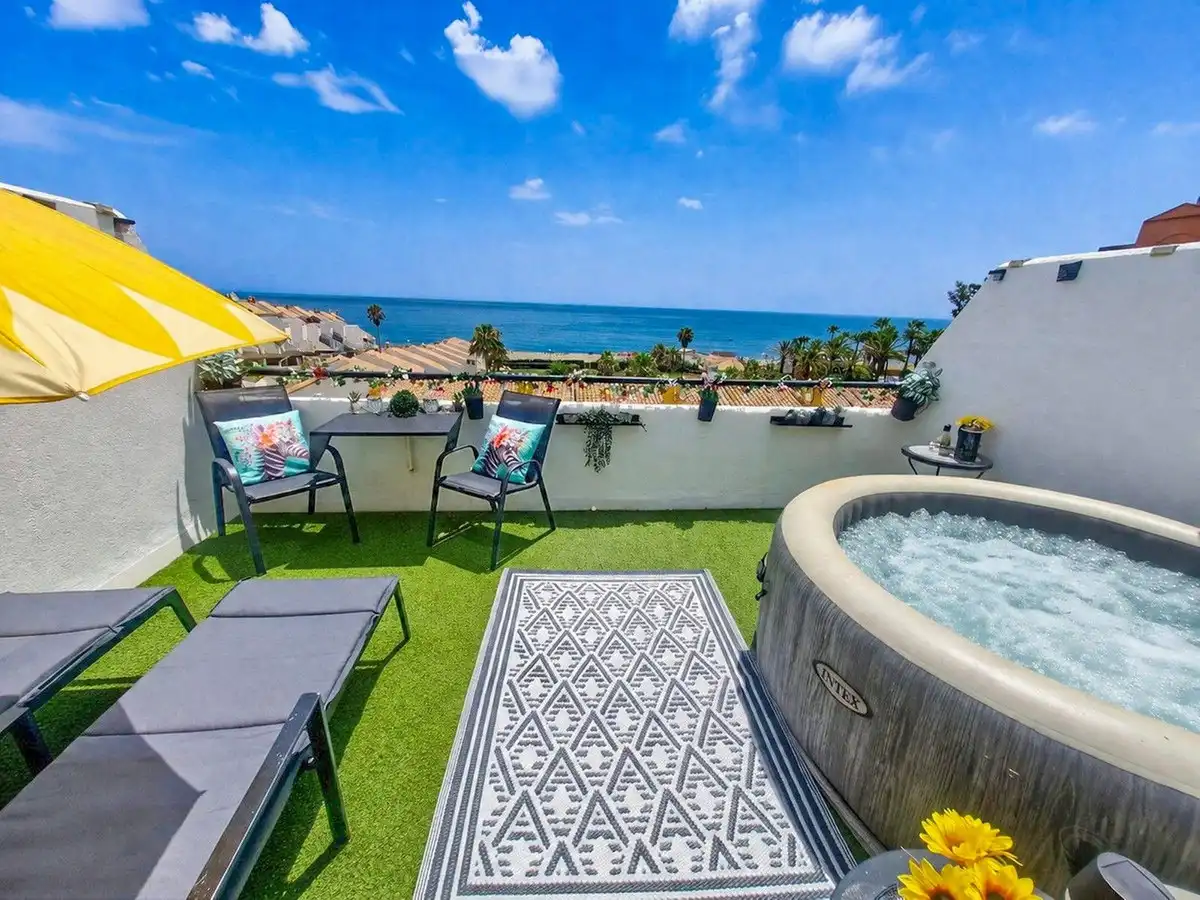Terraza de Casa o chalet en venta en Estepona con Aire acondicionado, Terraza y Trastero