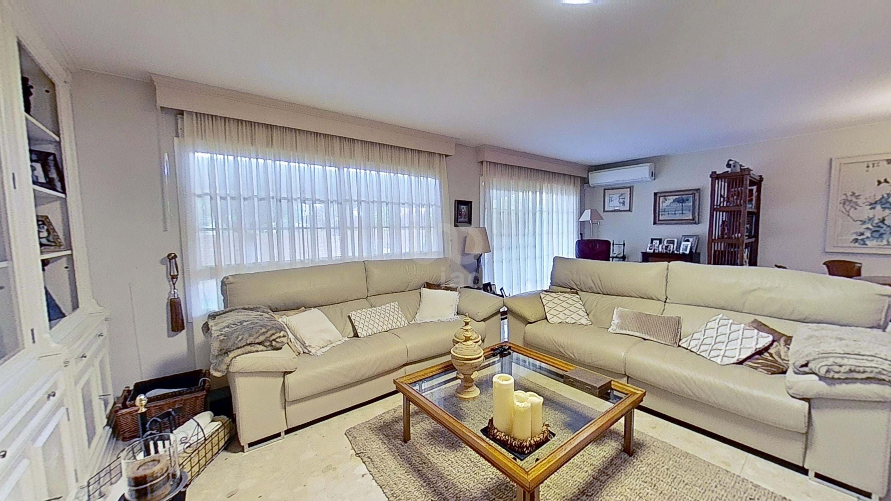 Living room of House or chalet for sale in Cuarte de Huerva  with Air Conditioner, Heating and Swimming Pool