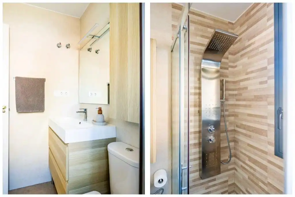 Badezimmer von Wohnung zum Verkauf in Sevilla mit Klimaanlage