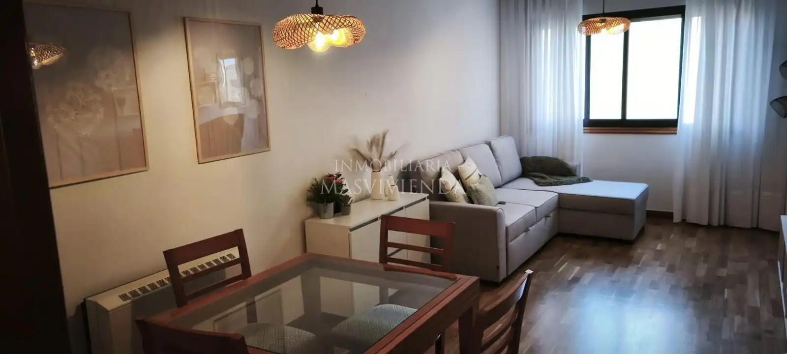 Living room of Flat for rent in Baiona  with Furnished