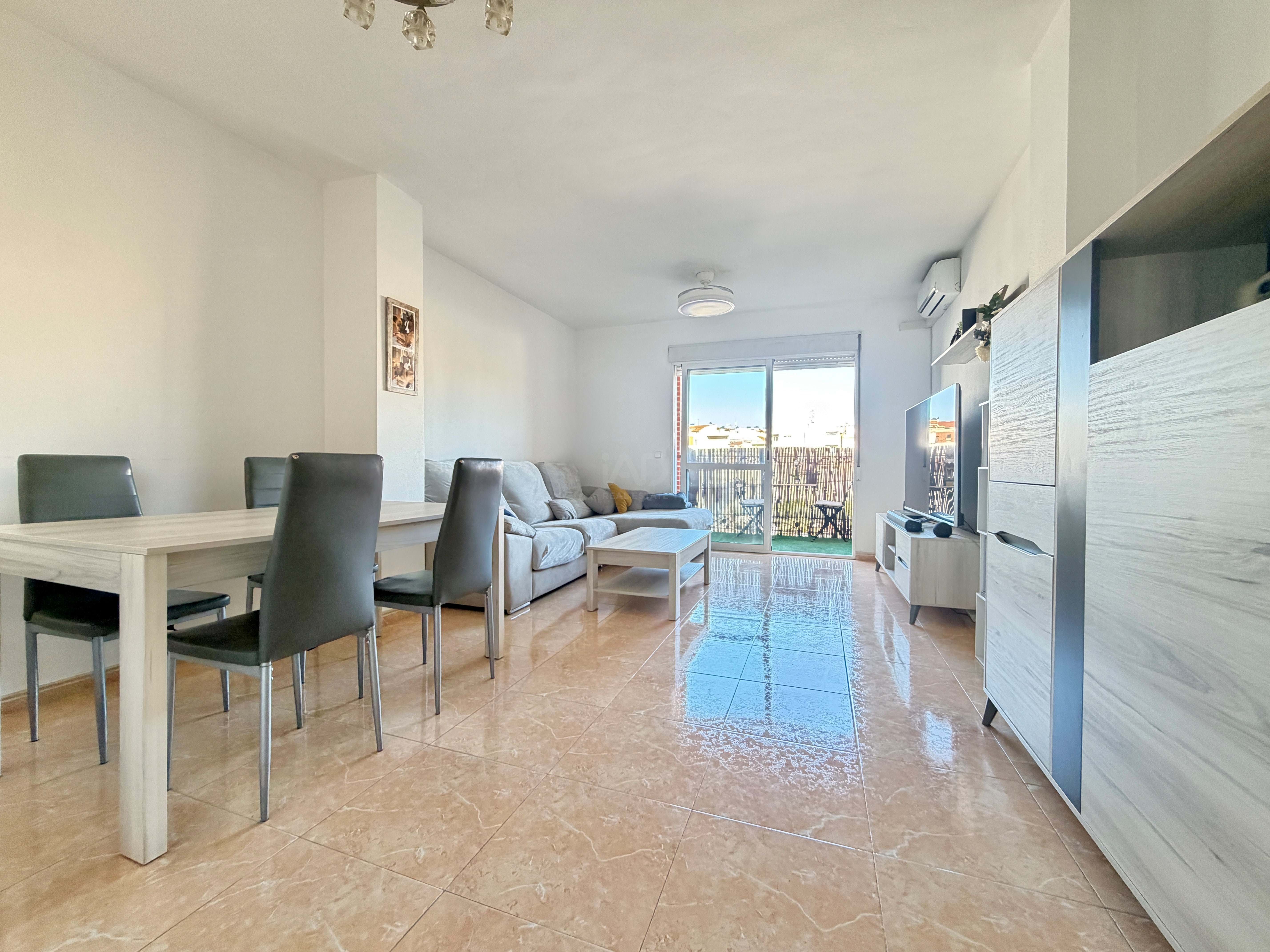 Living room of Flat for sale in  Murcia Capital  with Air Conditioner and Terrace