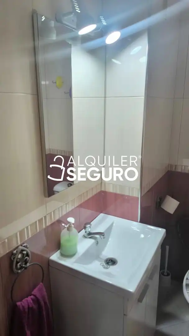 Bathroom of Flat for rent in Sevilla  with Air Conditioner and Furnished