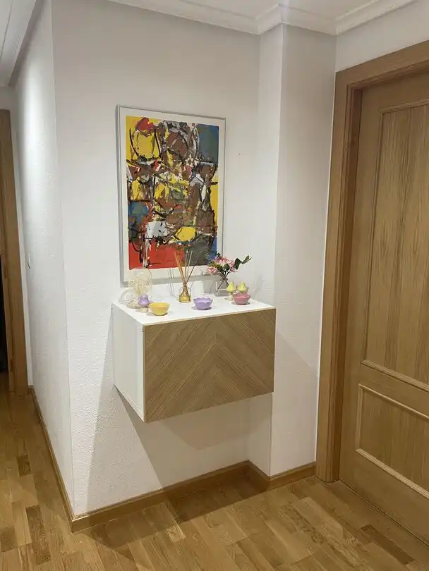 Wohnung zur Miete in Zorraquín mit Heizung, Privatgarten und Terrasse
