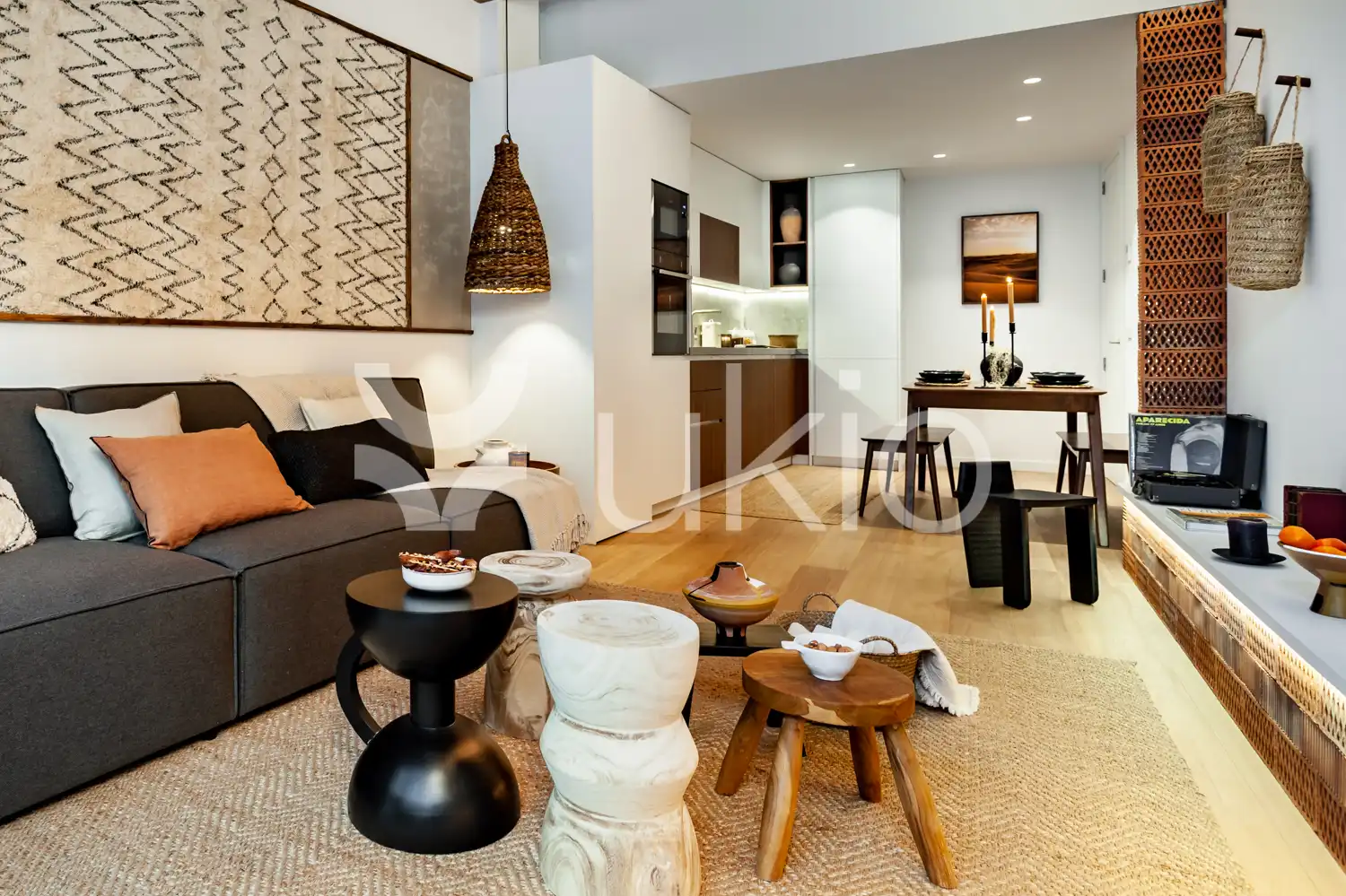 Sala d'estar de Apartament de lloguer en Barcelona amb Aire condicionat, Calefacció i Terrassa
