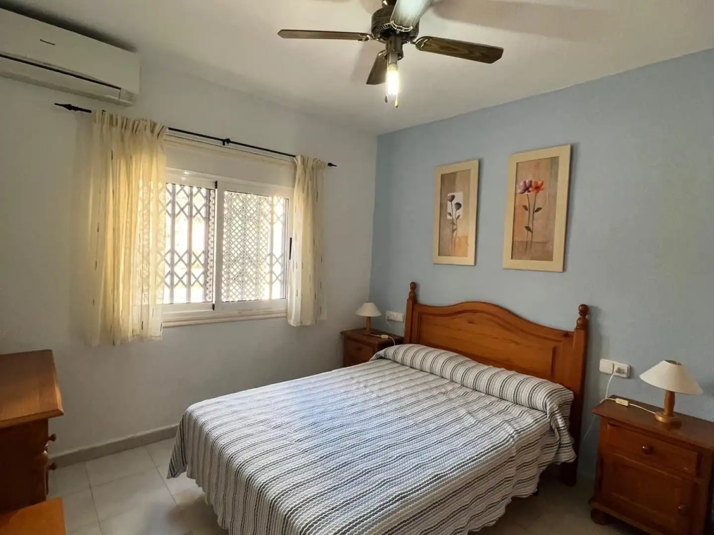 Habitación de Apartamento de alquiler en Mazarrón con Aire acondicionado, Calefacción y Terraza